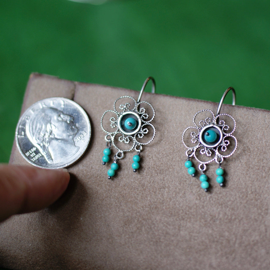 Buy N0057 Vintage/ MEXICO 925 Sliver/ Turquoise / Earring Online in India -  Etsy